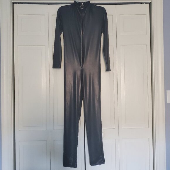 Coquette Women's Darque Wet Look Catsuit Small - Picture 1 of 10
